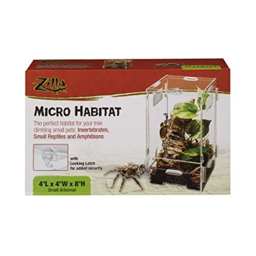Zilla Micro Habitat Terrarium Enclosure for Small Pets
