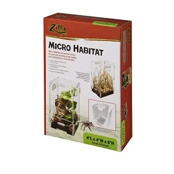 Zilla Micro Habitat Terrarium Enclosure for Small Pets