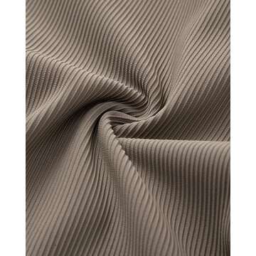 OMKAGI V Waist Flare Leggings for Women Tummy Control Wide Leg Yoga Pants with Pockets(S,17-Milky Brown)