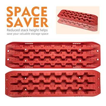 LITEWAY Traction Tracks - Durable Recovery Mats for Off-Roading