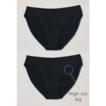 Pact Women's Classic Fit Organic Cotton Bikini Underwear