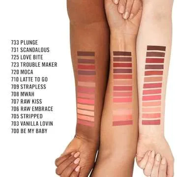 Rimmel London Stay Matte Liquid Lip Color with Full Coverage Kiss-Proof Waterproof Matte Lipstick Formula that Lasts 12 Hours - 810 Plum This Show, .21oz