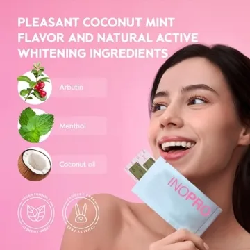 InoPro Teeth Whitening Strips Enamel Safe 14 Treatments Kit