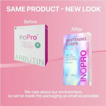 InoPro Teeth Whitening Strips Enamel Safe 14 Treatments Kit