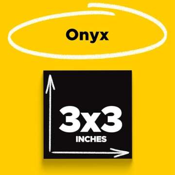 Post-it Super Sticky Notes 3x3 in 5 Pads 2X The Sticking Power Black (654-5SSSC)