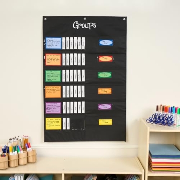 Small Group Management Pocket Chart for Classroom Use
