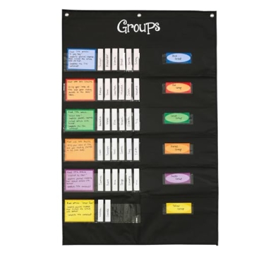 Small Group Management Pocket Chart for Classroom Use