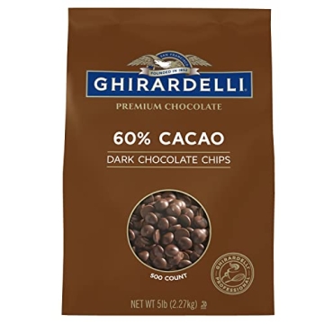 Ghirardelli Dark Chocolate Chips 5lb for Baking