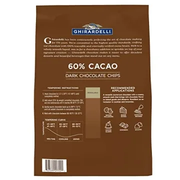 Ghirardelli Dark Chocolate Chips 5lb for Baking