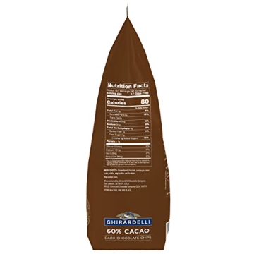Ghirardelli Dark Chocolate Chips 5lb for Baking