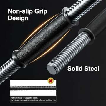 RUNWE Adjustable Dumbbells Barbell Set, Free Weight Set with Steel Connector at Home/Office/Gym Fitness Workout Exercises Training, All-Purpose for Men/Women/Beginner/Pro(70 lbs-2 Dumbbells in Total)