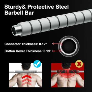 RUNWE Adjustable Dumbbells Barbell Set, Free Weight Set with Steel Connector at Home/Office/Gym Fitness Workout Exercises Training, All-Purpose for Men/Women/Beginner/Pro(70 lbs-2 Dumbbells in Total)