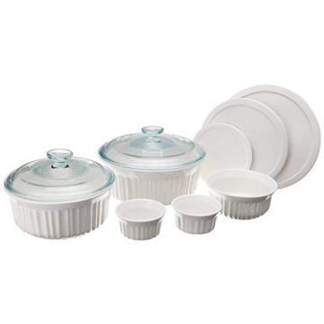 CorningWare French White 10-Pc Bakeware Set