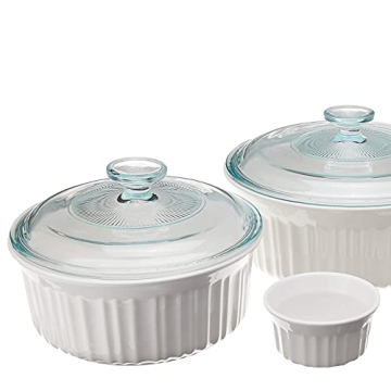 CorningWare French White 10-Pc Bakeware Set