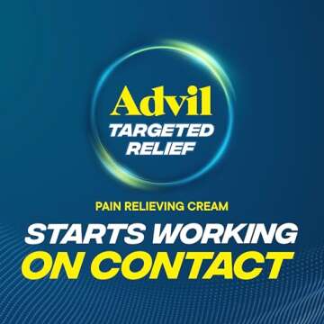 Advil Targeted Relief Pain Relieving Cream, Up to 8 Hours of Powerful Relief of Minor Arthritis Pain, Joint Pain, Lower Back Pain and Muscle Pain - 4 oz