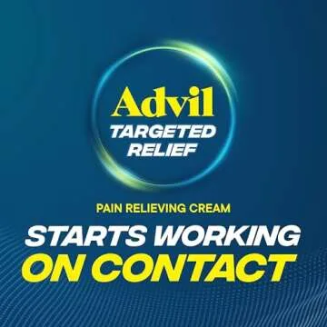 Advil Targeted Relief Pain Relieving Cream, Up to 8 Hours of Powerful Relief of Minor Arthritis Pain, Joint Pain, Lower Back Pain and Muscle Pain - 4 oz