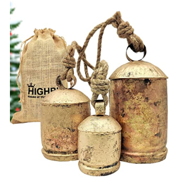 Giant Harmony Cow Bells - Vintage Handmade Rustic Decor