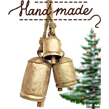 Giant Harmony Cow Bells - Vintage Handmade Rustic Decor