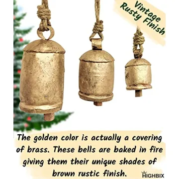 Giant Harmony Cow Bells - Vintage Handmade Rustic Decor