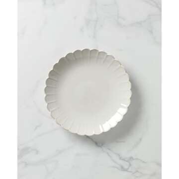 Lenox French Perle Scallop Platter - Elegant Serving Essential