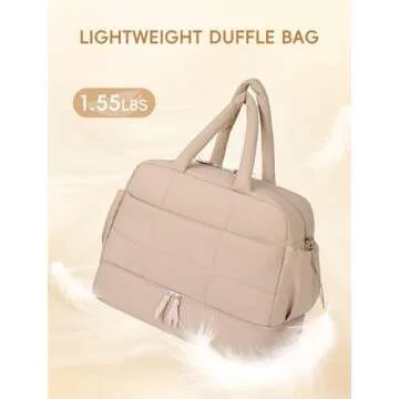 CLUCI Duffle Bag with Shoe Compartment for Travel