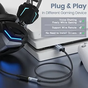 USB to 3.5mm Jack Audio Adapter for Seamless Sound