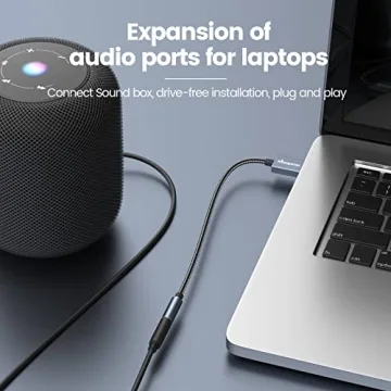 USB to 3.5mm Jack Audio Adapter for Seamless Sound