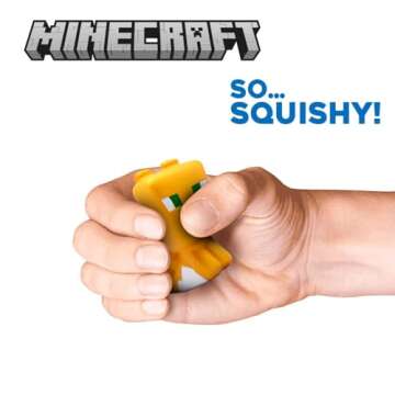 Minecraft SquishMe Series 3 Collector's Box - Fun Squishy Toys