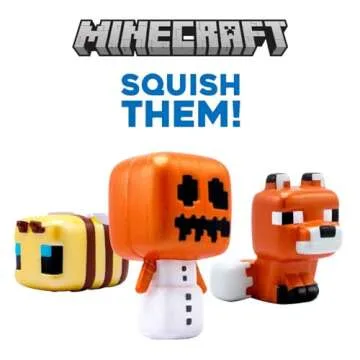 Minecraft SquishMe Series 3 Collector's Box - Fun Squishy Toys