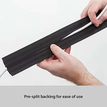 Haven First 4' Floor Cable Protector - Safety for Cords