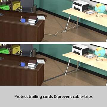 Haven First 4' Floor Cable Protector - Safety for Cords