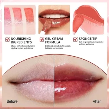 Luxury Hydrating Lip Glow Oil for Soft Lips