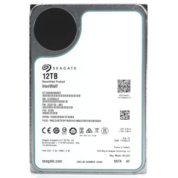 Seagate IronWolf 12TB 7200RPM SATA Hard Drive