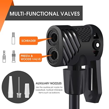 Compact CHIMONA Bike Air Pump 160 PSI for All Bikes