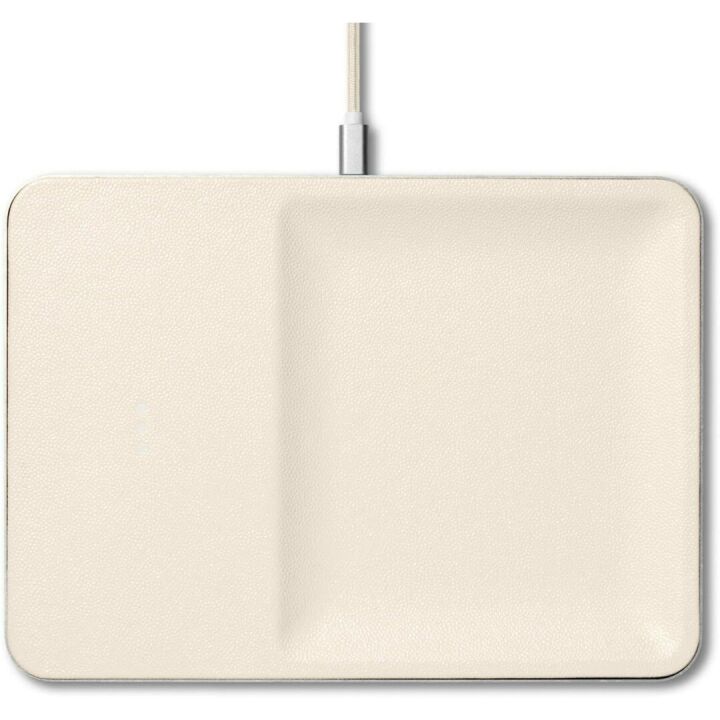 Italian Leather Wireless Charger & Valet Tray