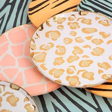 Meri Meri Safari Animal Print Side Plates for Parties