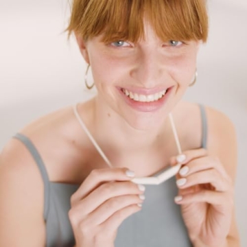 Upright Magnetic Necklace for GO2 Posture Trainer - Black