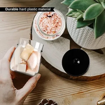 Farmhouse Apothecary Jars - Elegant Bathroom Storage