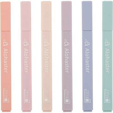 Cute Highlighters - Alohaster Aesthetic 6 Pack