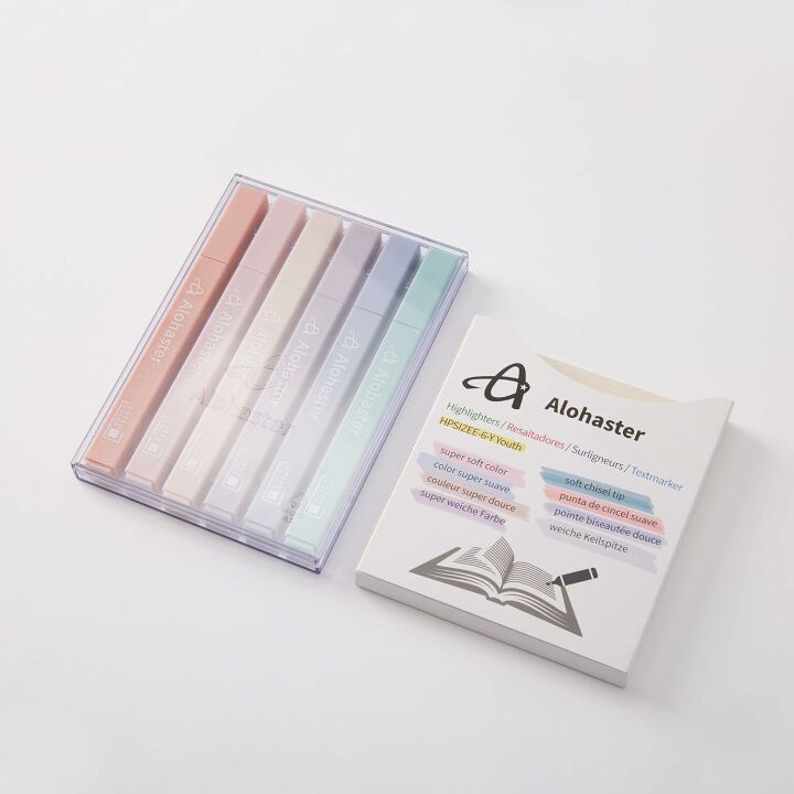 Cute Highlighters - Alohaster Aesthetic 6 Pack