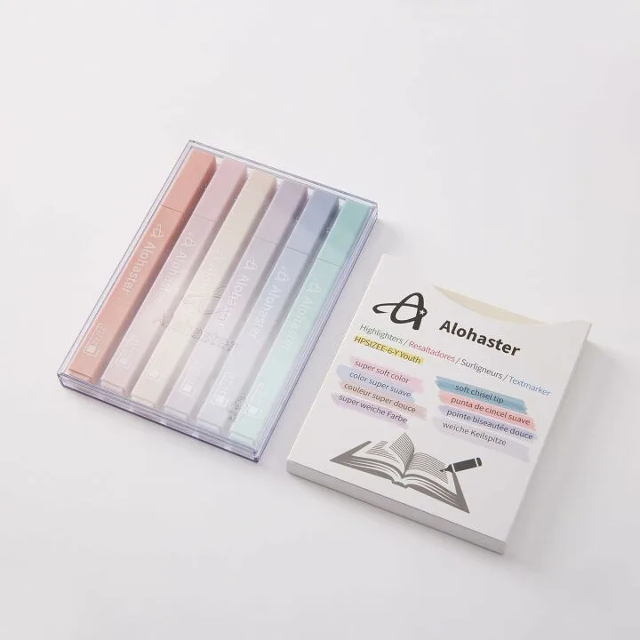 Cute Highlighters - Alohaster Aesthetic 6 Pack