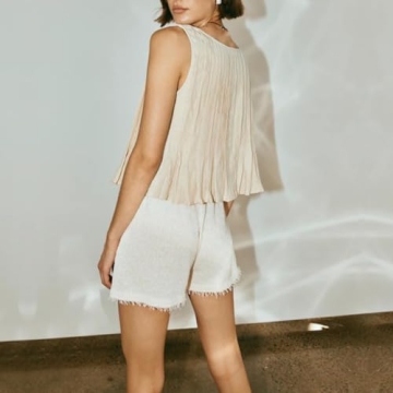 Trendy Tie Front Tank Tops for Summer Y2K Style