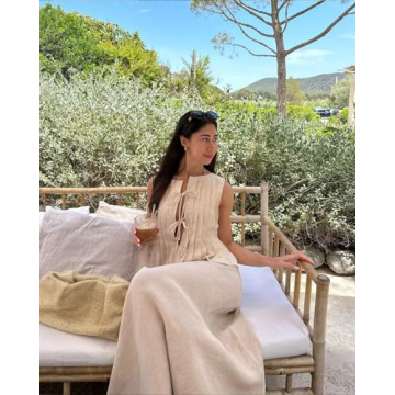 Trendy Tie Front Tank Tops for Summer Y2K Style