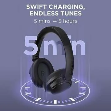 1MORE SonoFlow SE Active Noise Cancelling Wireless Headphones, Over Ear Bluetooth Headphones with DLC Dynamic Driver, 70H Playtime, Clear Calls, Custom EQ via app