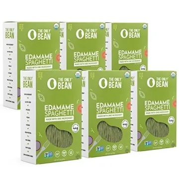 The Only Bean Edamame Pasta - Gluten-Free High Protein Noodles, Keto Friendly, Organic