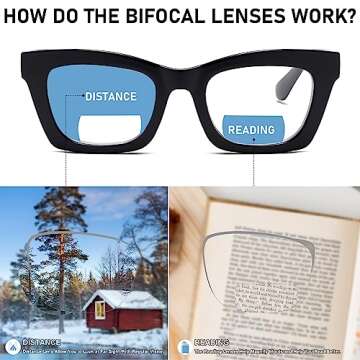 REAVEE 3 Pack Bifocal Reading Glasses for Women, Multifocal Oprah Style Trendy Cute Square Readers with Spring Hinge (Black/Leopard/Grey Leopard 1.5)