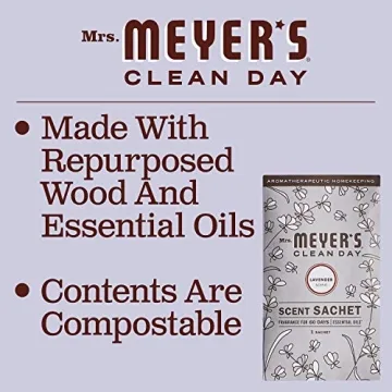 MRS. MEYER'S Lavender Air Freshener Sachets Pack of 3