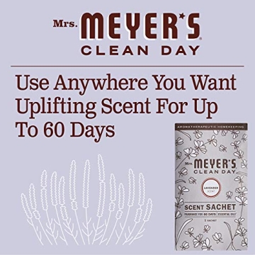 MRS. MEYER'S Lavender Air Freshener Sachets Pack of 3