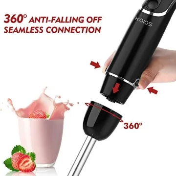 KOIOS 500W Powerful Electric Food Processor for Kitchen