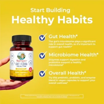 MaryRuth Organics Gut Flora Health+ Enzymes for Digestive Support
